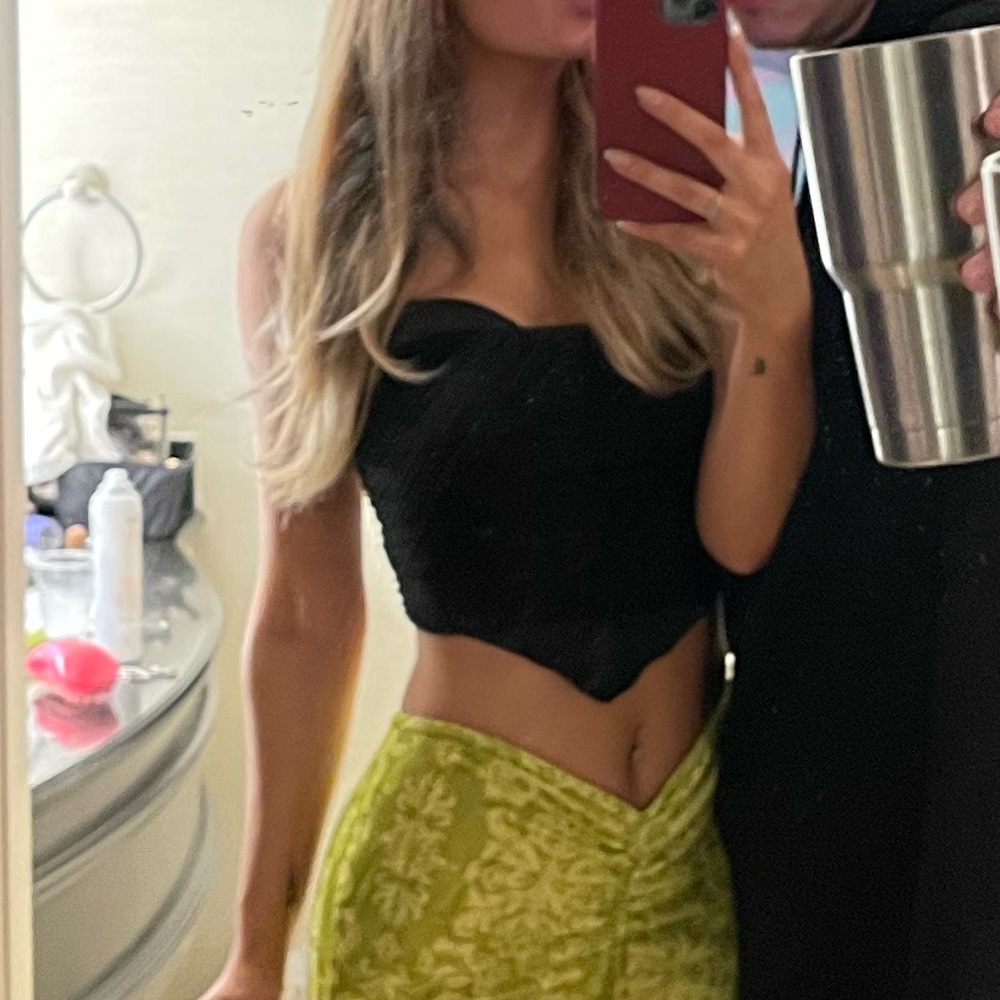 Black corset top